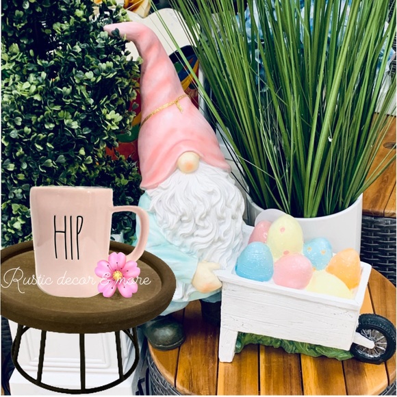 Rae Dunn Pink Double Sided HIP HOP Easter Mug - Picture 2 of 4